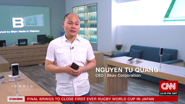 CEO Bkav trải lòng về tên “Quảng nổ” và khát vọng smartphone Việt trên kênh CNN - 1