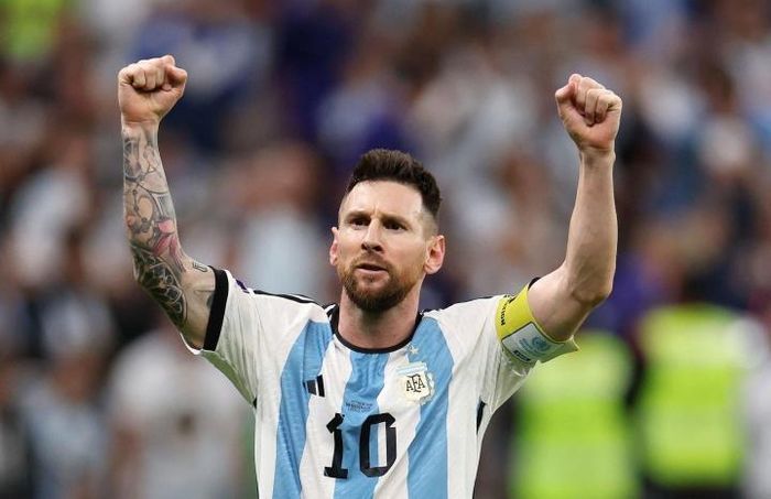 Messi ở World Cup 2022 mang hình ảnh hiên ngang và ngạo nghễ. 