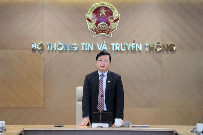 Thứ trưởng Bộ TT&amp;TT Nguyễn Thanh Lâm bày tỏ niềm tin vào mạng xã hội trong nước. (Ảnh: Anh Dũng)