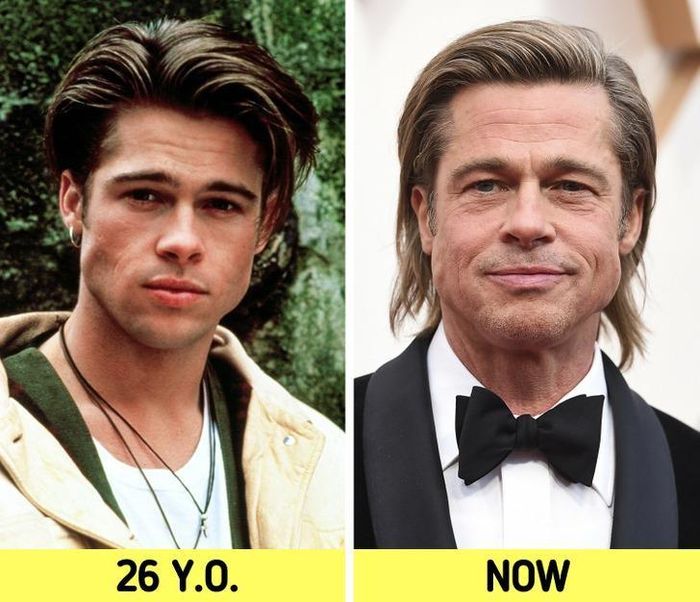 Brad Pitt - người đàn ông quyến rũ nhất thế giới năm 1995 và 2000.
