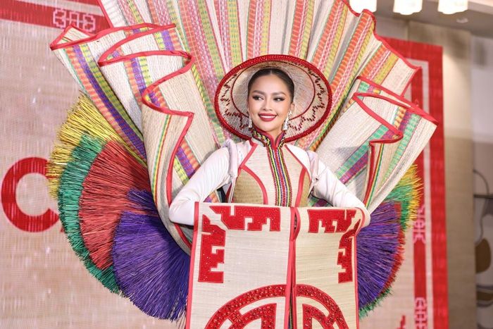“Chiếu Cà Mau” là trang phục dân tộc mà Ngọc Châu sẽ mặc tại Miss Universe 2022.
