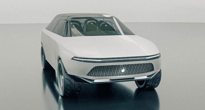 Concept Apple car “Titan” được ra mắt. Ảnh: Vanorama. 