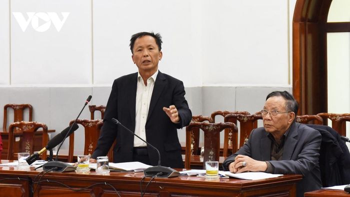 Luật sư Trần Hữu Huỳnh phát biểu tại hội nghị