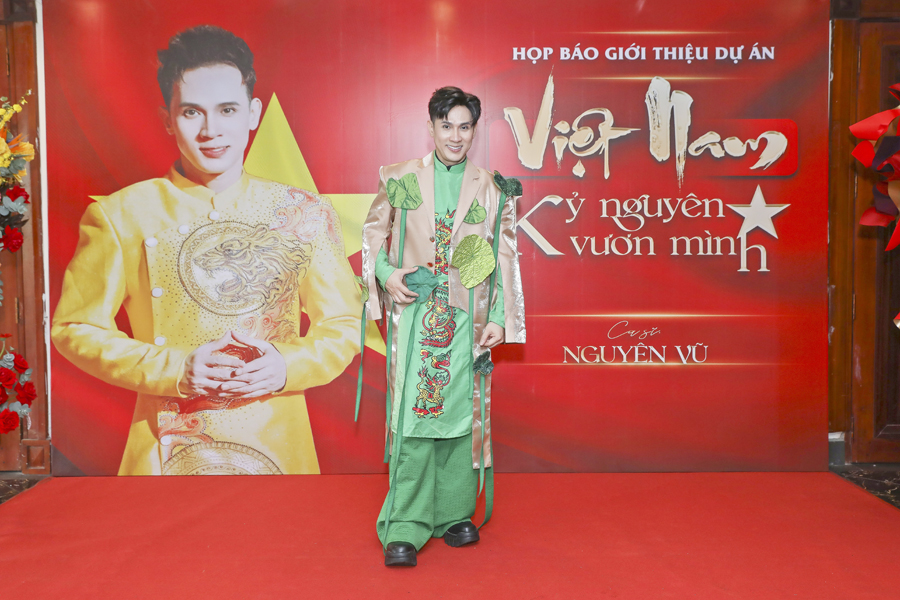 Ca sĩ Nguyên Vũ công bố dự án âm nhạc "Việt Nam – Kỷ nguyên vươn mình"