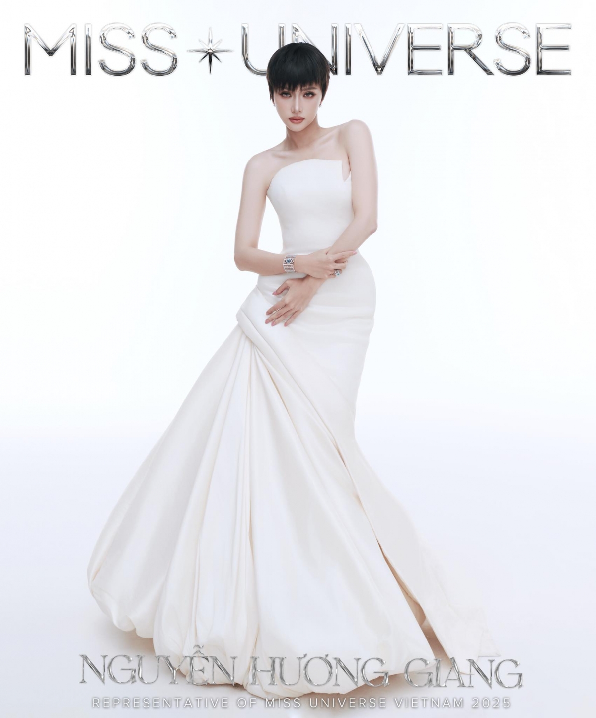 hoa hau huong giang noi gi truoc tranh cai thi miss universe 2025 hinh anh 1