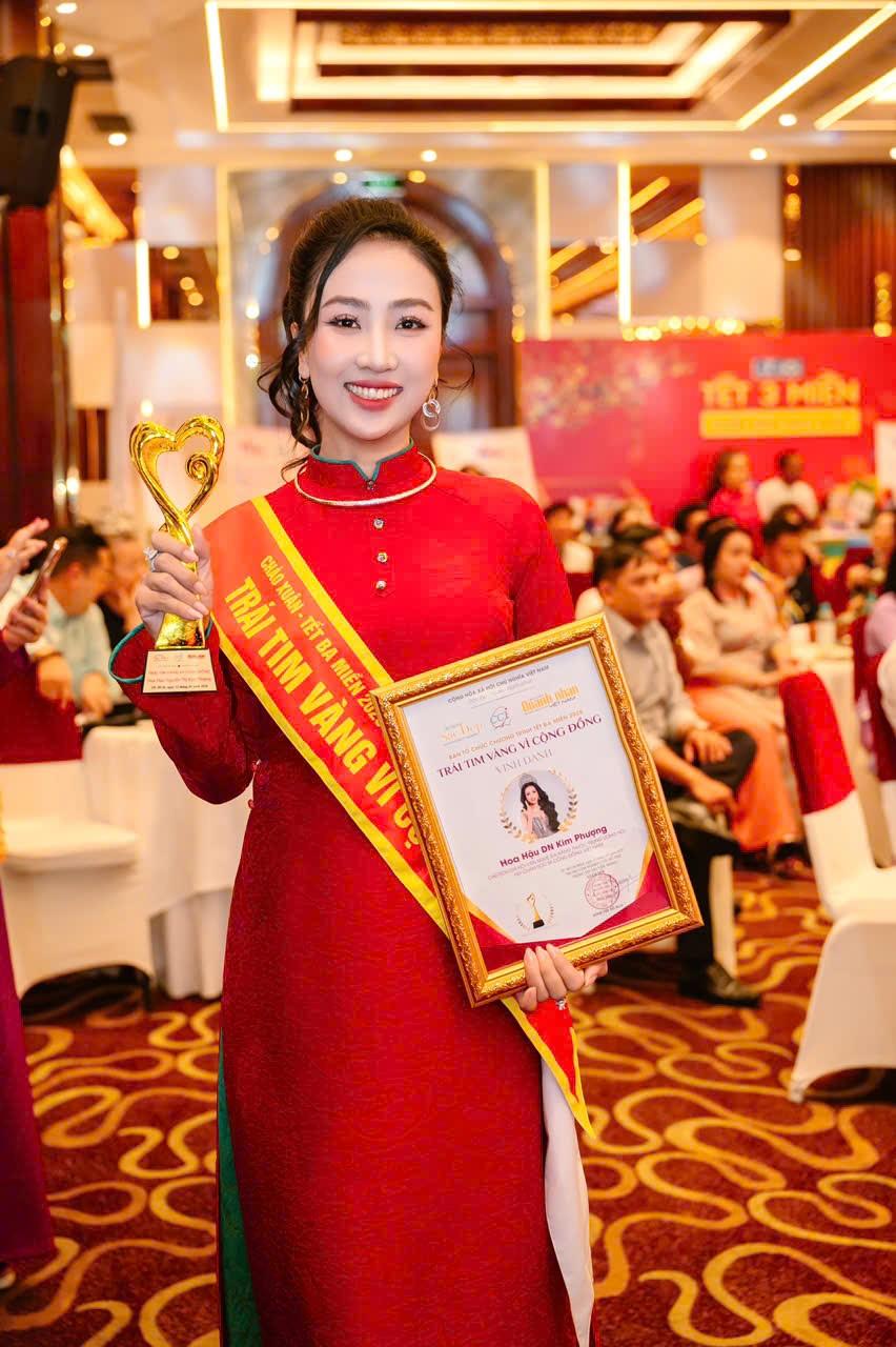 Hoa hậu Kim Phượng, từ thiện